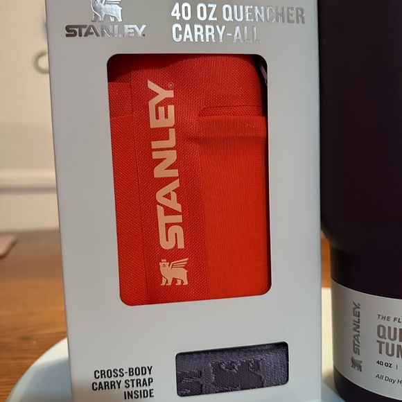 Stanley orange, and purple, Carry-All with Purple Tumbler - Picture 2 of 11